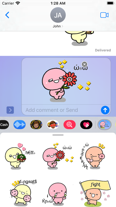 Screenshot #2 pour ChipChip Stickers Pack
