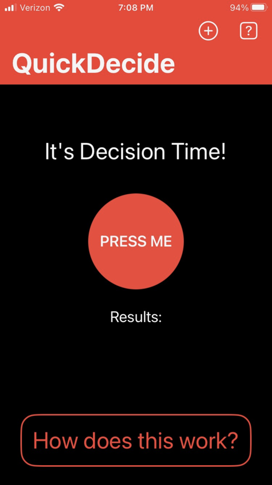#1. QuickDecide (iOS) 게시자: James Davis