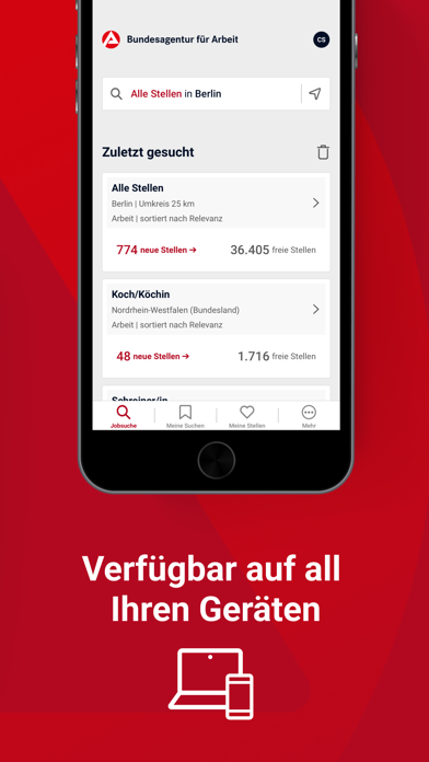 Jobsuche – Jobportal der BA Screenshot