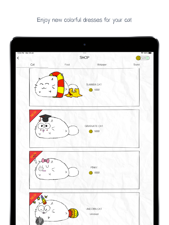 Fatty Cat! - Study Companion iPad screenshot 8 - Productivity app