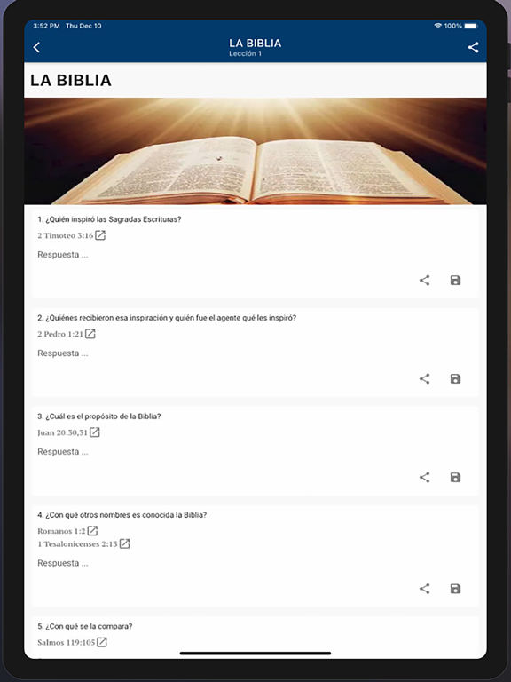Screenshot #6 pour Curso Fe y doctrina