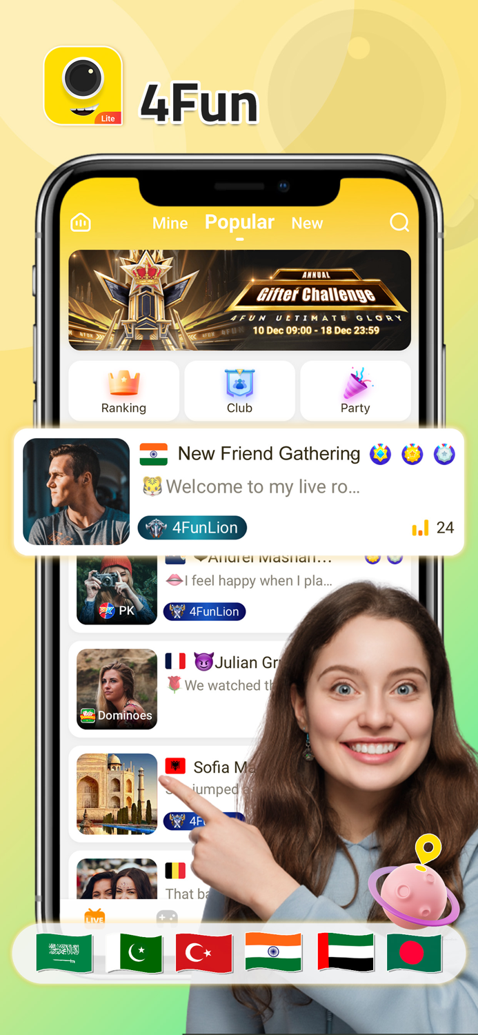 4Fun - Live Voice Play Ludo