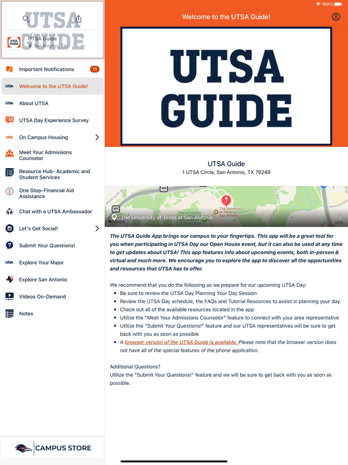 UTSA Guide