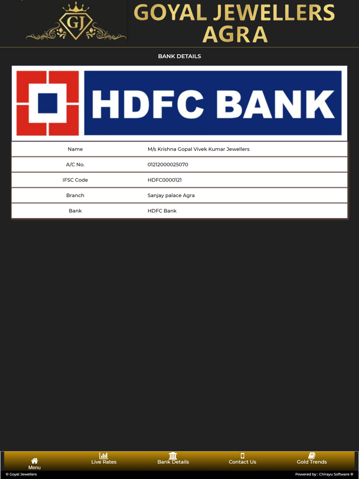 Goyal Jewellers Live -Agra