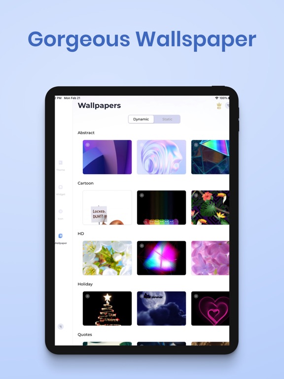 GoWidget| Photo Widgets &Theme iPad screenshot 7 - Graphics & Design app