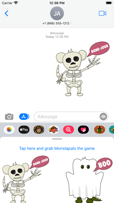 Monstapals Stickers Halloween Screenshot