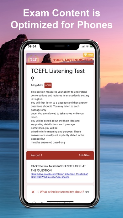 EZ Test - TOEFL® Writing PRO Screenshot