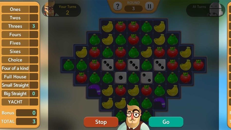 #3. Yatzy Puzzle Dice: Random Roll (iOS) بواسطة: MUST Games