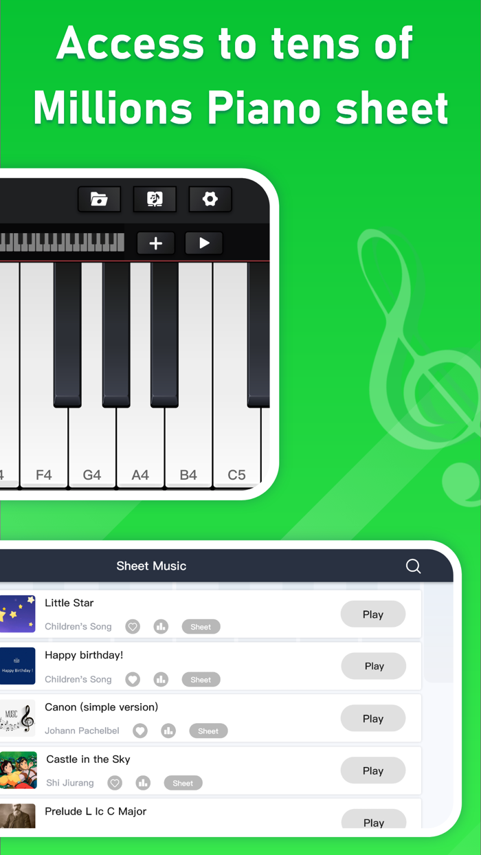 Piano Pro - keyboard and songs