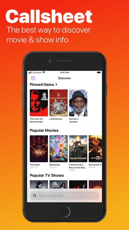 Callsheet: Find Cast & Crew