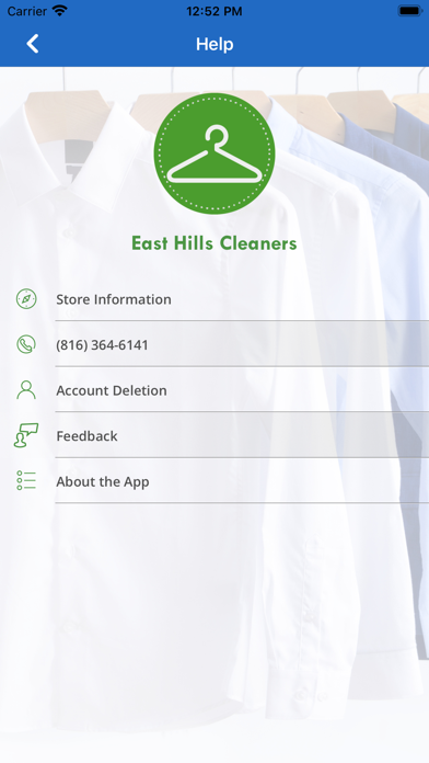 East Hills Cleaners Screenshot