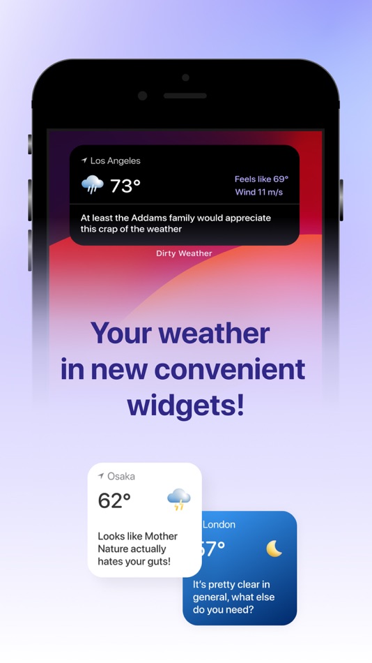 #2. Dirty Weather – Daily Forecast (iOS) By: MAD STUDIO COMPANY LIMITED