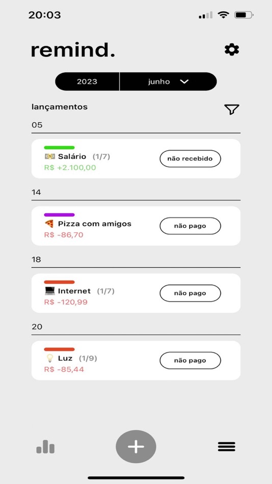 #3. remind - finanças pessoais (iOS) 由: Taciano Scur