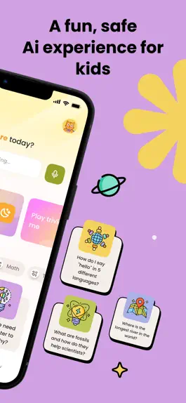 Game screenshot Safe AI Chat Bot for Kids・Zoe apk