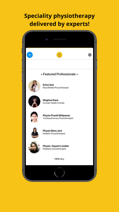 HealthQ Rehab Screenshot