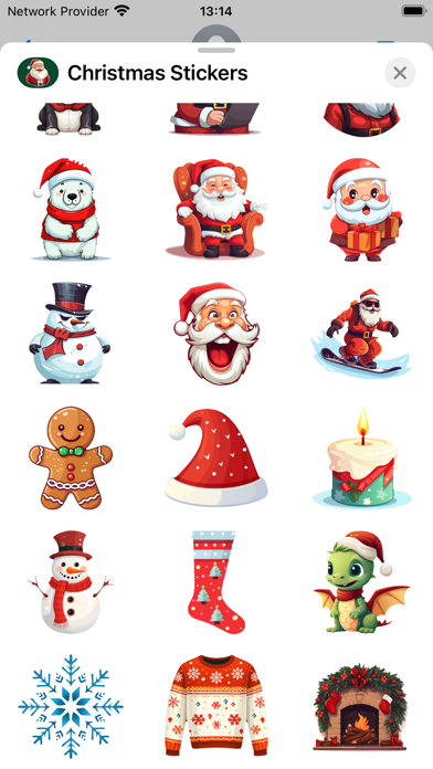 Merry Christmas Sticker Setのおすすめ画像4