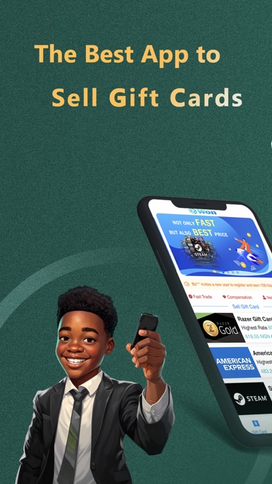 Won: Sell Gift Cards Screenshot