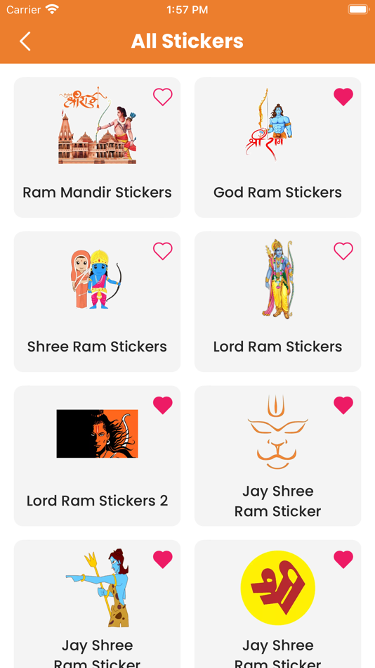 #3. Ram Mandir Stickers (iOS) 由: Dave Deep