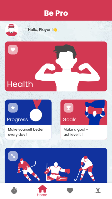 Be Pro - Hockey App Screenshot