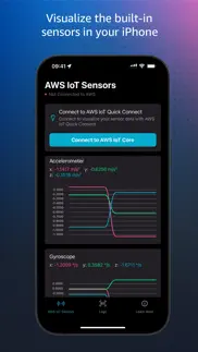 aws iot sensors iphone screenshot 2