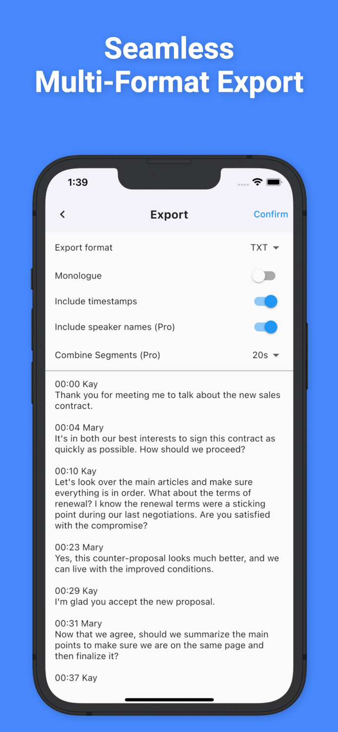 SoundType AI Speech To Text