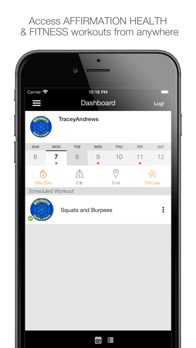 AFFIRMATION HEALTH & FITNESS Screenshot