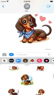 How to cancel & delete dachshund stickers 1