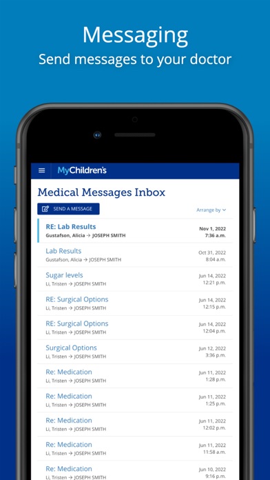 Boston Children's MyChildren's Screenshot