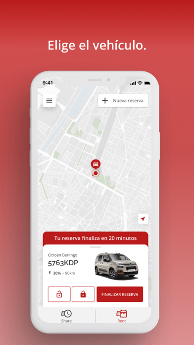 RentalG Mobility Screenshot