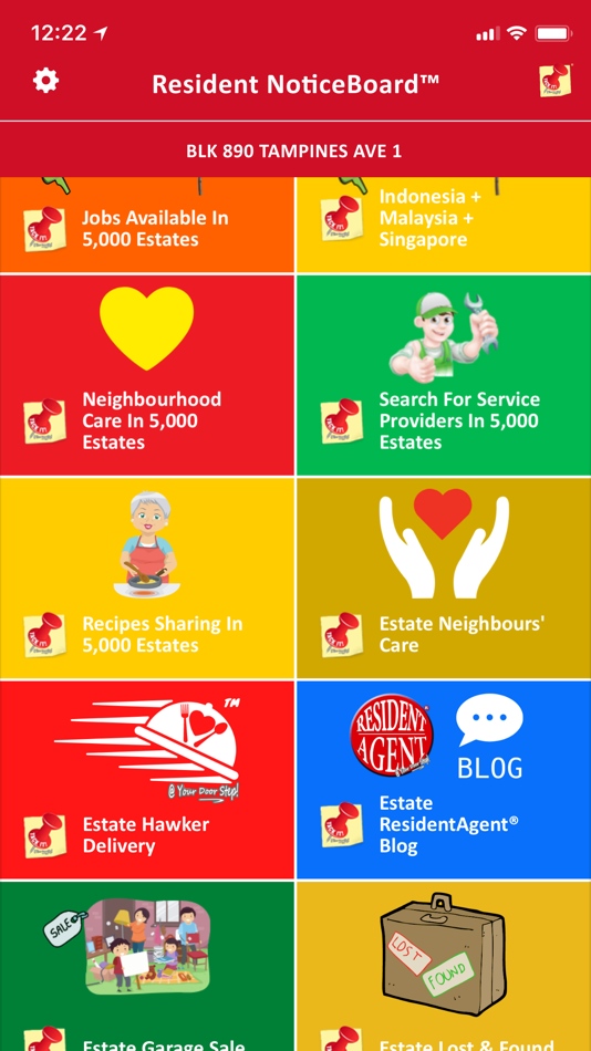 #2. Tack It! Resident NoticeBoard™ (iOS) 由: ResidentAgent.sg