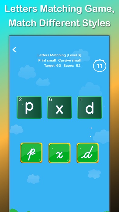 ABC Alphabet Writing Worksheet Screenshot