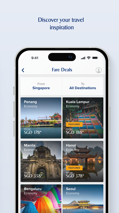 Singapore Airlines Screenshot
