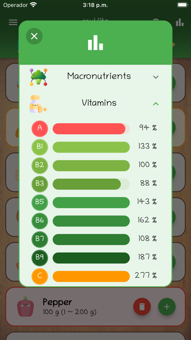 myVita: Plant based diet Screenshot