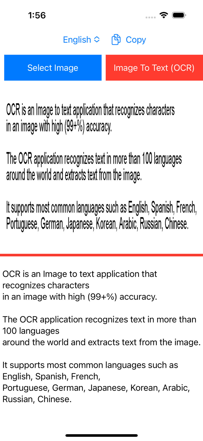 Image to Text OCR