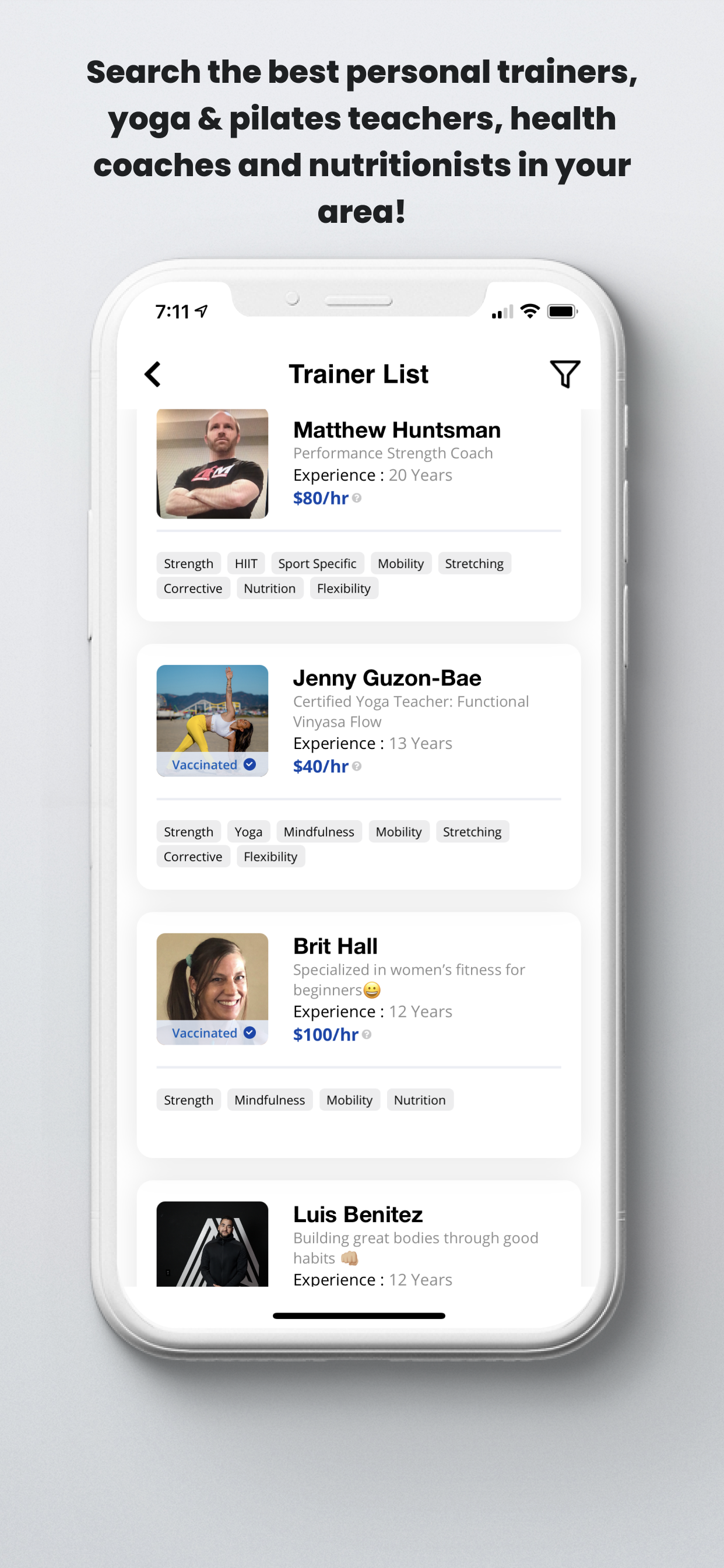 Helf – Find a Personal Trainer