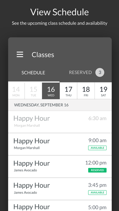 Clubhouse Fitness Screenshot