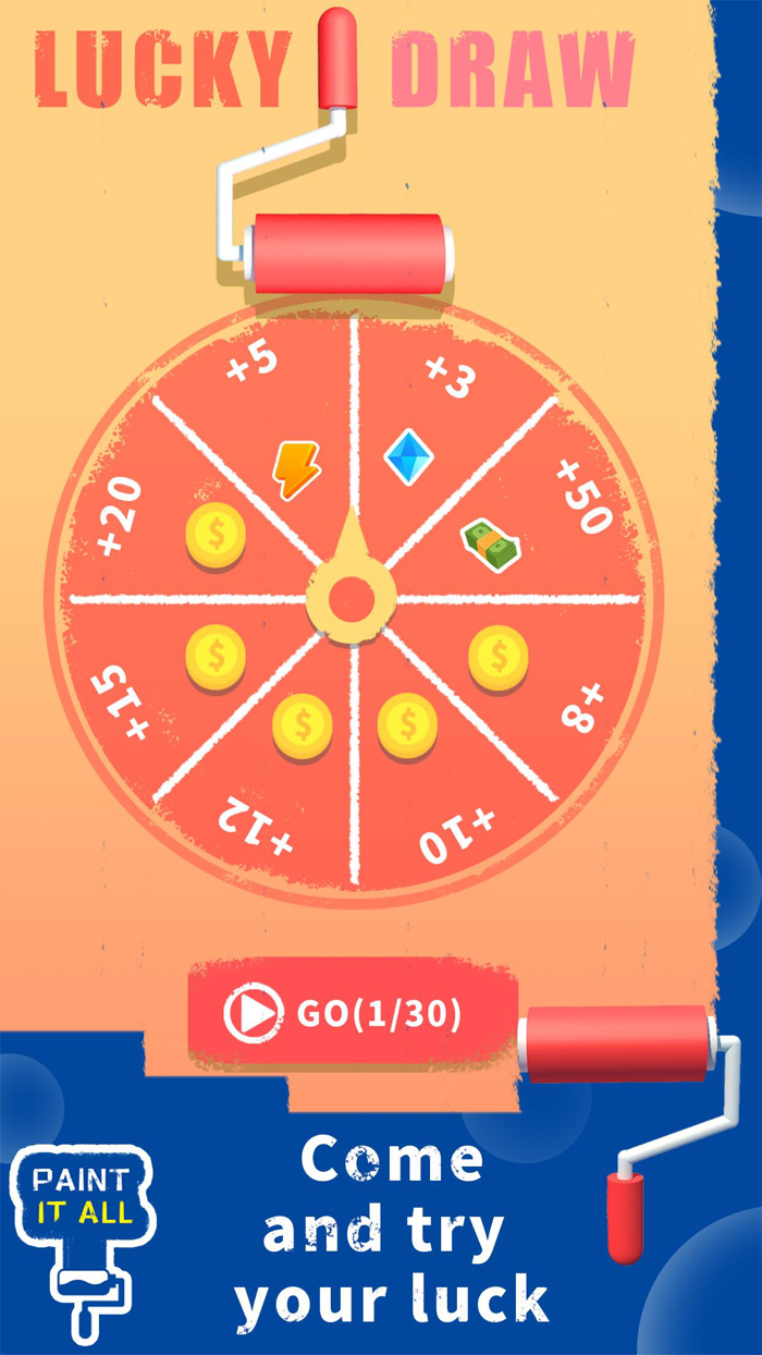 Paint it all - puzzle game