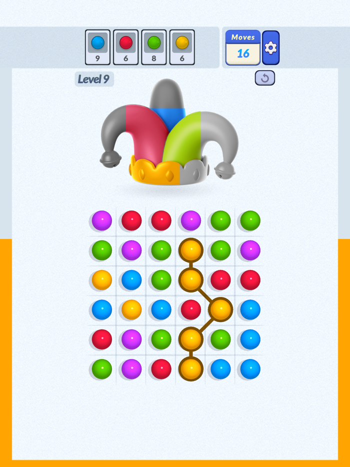 Link Colors 3D - Clear Dots