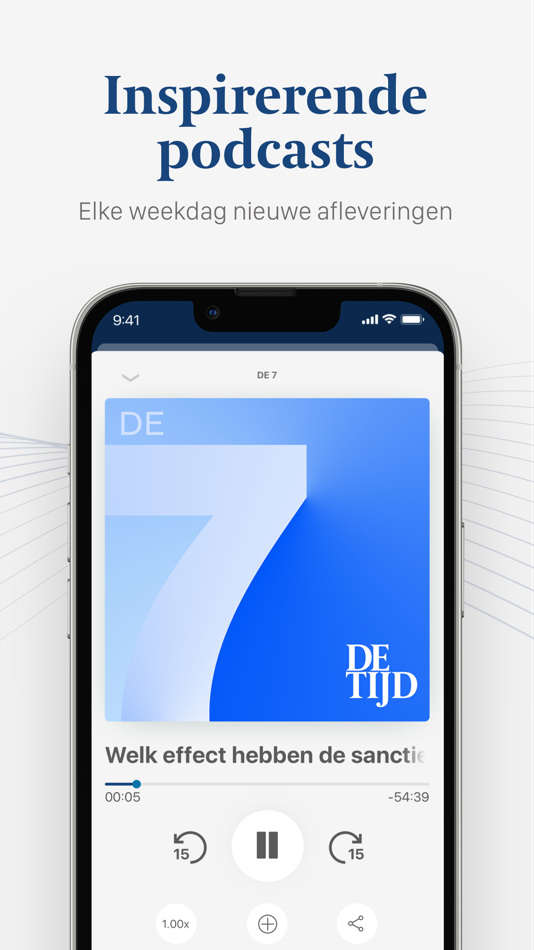 #5. De Tijd (iOS) By: Mediafin
