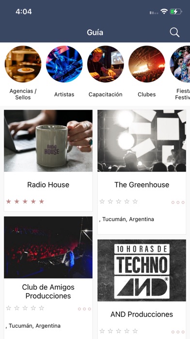 Club de Música Electrónica Screenshot