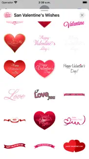 san valentine’s wishes sticker iphone screenshot 3