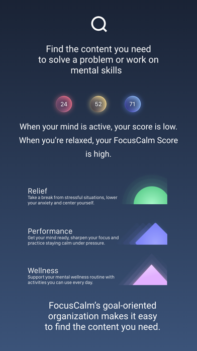 FocusCalm - Brain Training Screenshot