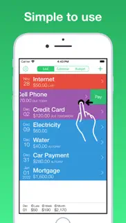 jitto - bill reminder & budget iphone screenshot 4