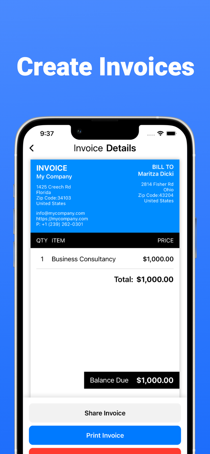 Pixe Simple Invoice Maker Pro