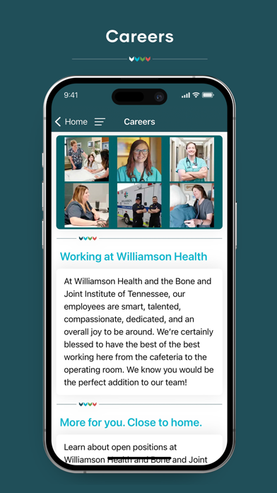 The W Hub by Williamson Health iPhone screenshot 4 - Medical app