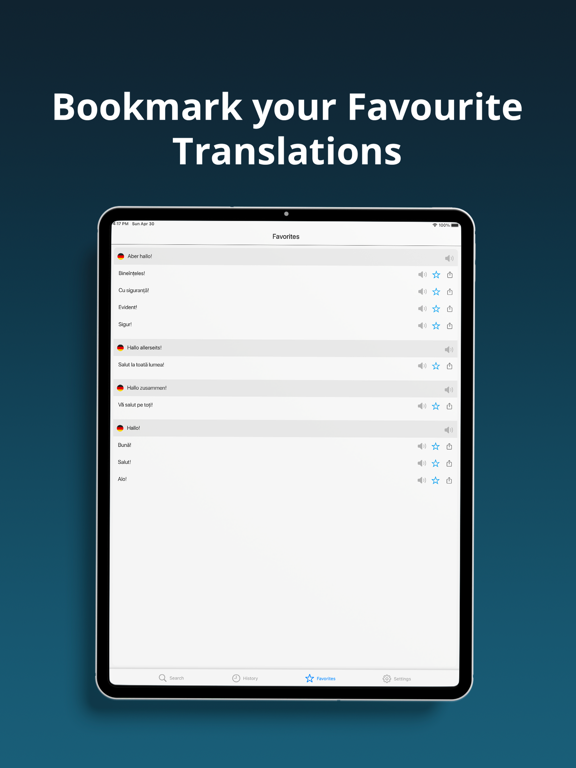 Screenshot #6 pour German Romanian Dictionary +
