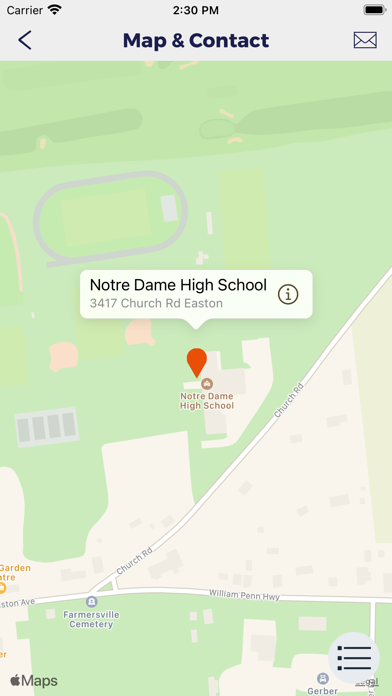 Notre Dame High School, Easton Screenshot