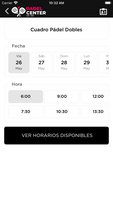 Peru Padel Center Screenshot