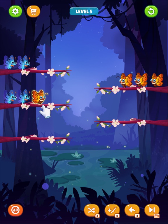 Butterfly Sort: Sort Puzzle screenshot 2