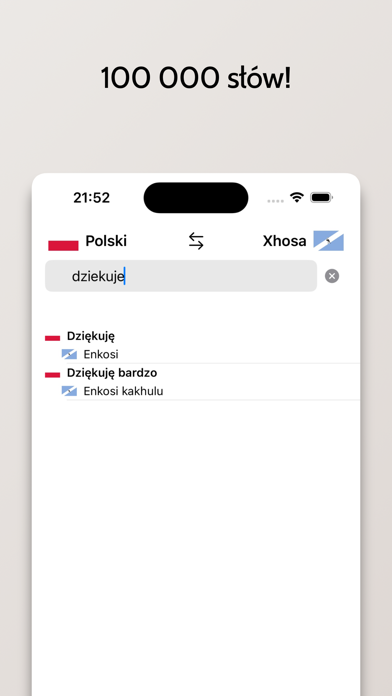 Screenshot #2 pour Słownik Xhosa-Polski